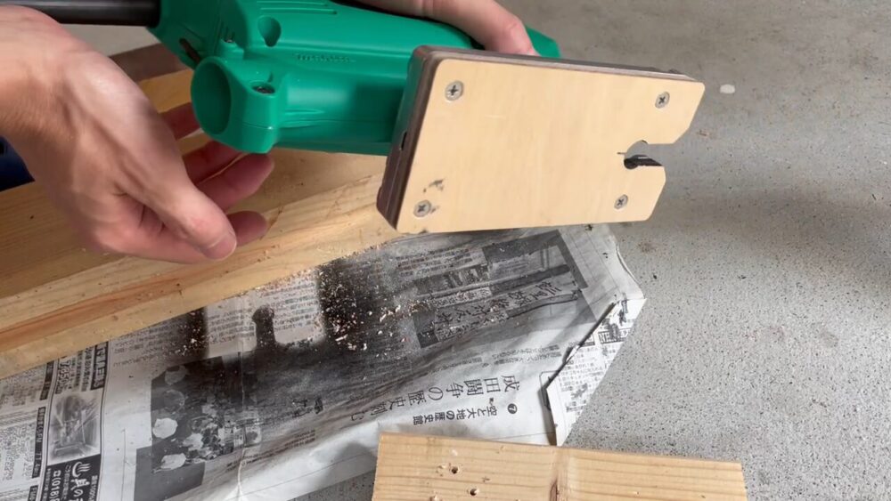 ジグソーの刃の曲がり改善