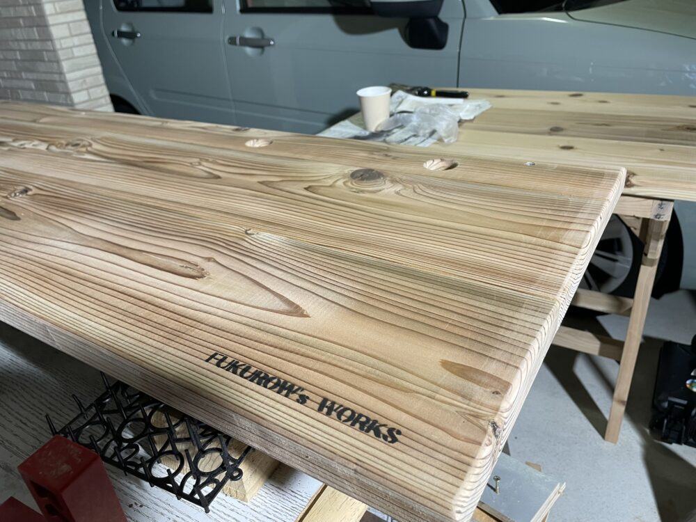 L字テーブルの天板