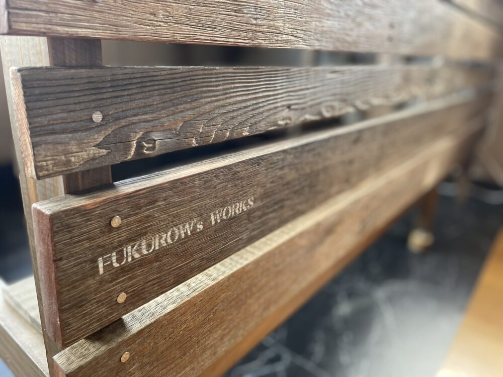 L字テーブルのフェンス