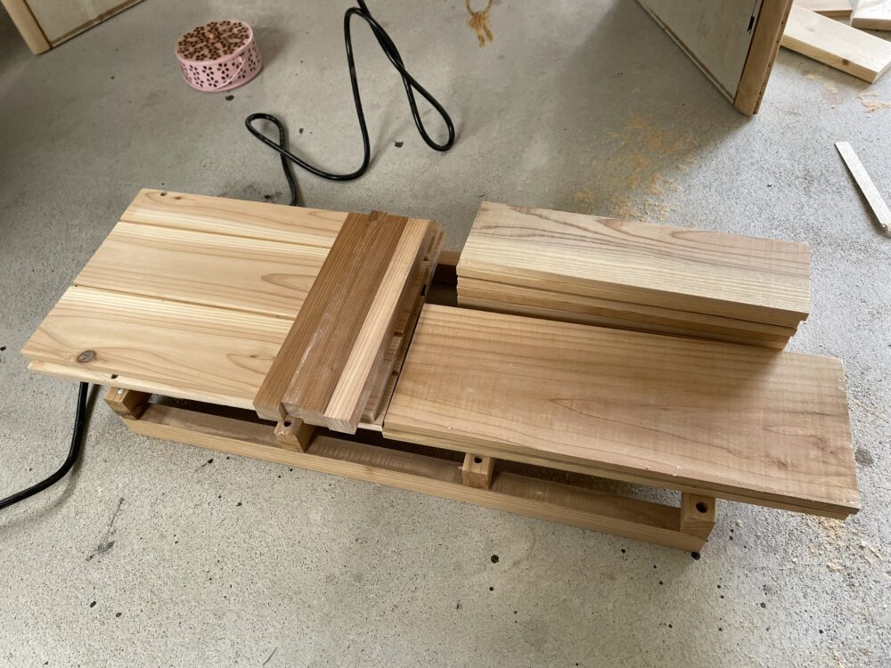 木箱づくりの材料